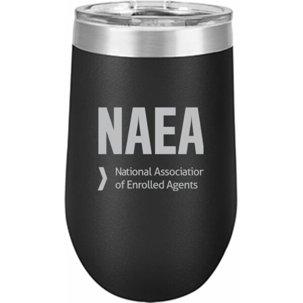   - 16 oz. Stainless Steel Stemless Wine Tumbler w/Lid Thumbnail