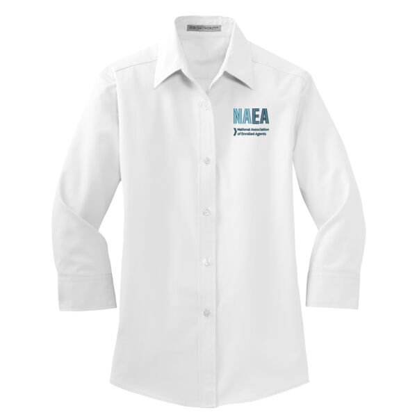   - Ladies 3/4 Sleeve Easy Care Shirt  Thumbnail