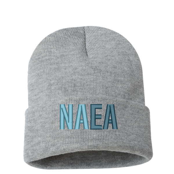   - Solid 12" Cuffed Beanie  Thumbnail